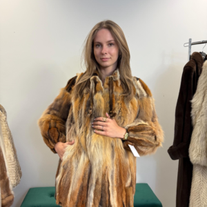 Red Fox Fur Jacket, Small Size, Red Fox Fur Coat, Fox Fur Jacket, Real Fox Fur Coat, Vintage Fur Coat, Red Fox Fur Jacket, Short Fur Coat, Fox