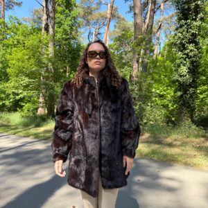 Brown Mink Fur Coat, Large Size, Mink Fur Jacket, Fur Jacket, Fur Coat, Real Fur Coat, Vintage Fur Coat, Real Mink Fur, Brown Mink Fur Coat
