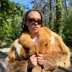 Large Fox Fur Coat, Red Fox Fur Jacket, Fox Fur Jacket, Real Fox Fur Coat, Vintage Fur Coat, Fur Coat, Red Fox Coat, Soft Fox Fur Jacket