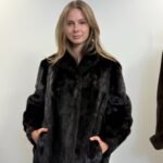Dark Brown Mink Fur Coat, Real Vintage Fur Coat, Brown Mink, Mink Fur