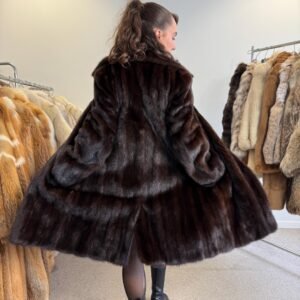Brown Mink Fur Coat, Small Size, Vintage Fur Coat, Thick Mink Coat, Real Fur Coat, Mink Fur Coat, Brown Mink Coat, Womens Fur Coat, Mink Fur